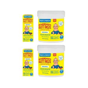 imageBoudreauxs Butt Paste Original Diaper Rash Cream Ointment for Baby 2 oz Tube Pack of 216 Ounce Variety Pack