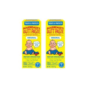 imageBoudreauxs Butt Paste Original Diaper Rash Cream Ointment for Baby 2 oz Tube Pack of 22 Ounce Pack of 2