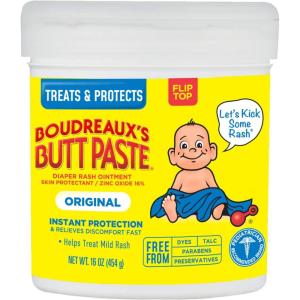 imageBoudreauxs Butt Paste Original Diaper Rash Ointment Tube 4 Oz16 Ounce Pack of 1