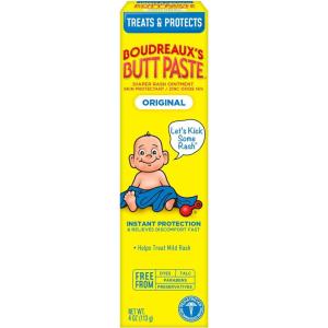 imageBoudreauxs Butt Paste Original Diaper Rash Ointment Tube 4 Oz4 Ounce Pack of 1